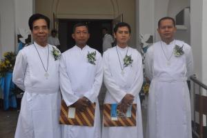 Bro. Kuswara and Bro. Martin Handoko