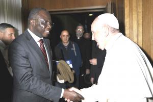 Bro. Augustine and Pope Francis