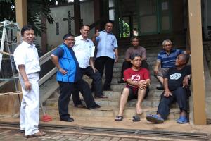 Bro. Anton Karyadi and others during the "FIC Reunion" 2020.
