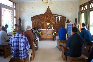 morning prayer at the chapel