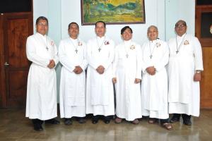 a group picture of Bro. Frans Assisi Dwiyatno