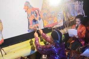 BRo. Frans performed Wayang Wahyu...